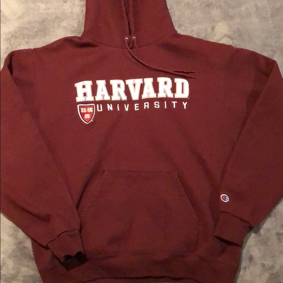 harvard university hoodie champion